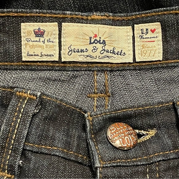 Lois Jeans and Jackets Dark Wash Gigi-2156 Mid-Rise Slim Fit Jeans (27x31) - Picture 13 of 15